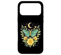 Custodia per iPhone 17 Pro Max Cottagecore Goblincore Luna Fiori Gialli Farfalla Falena