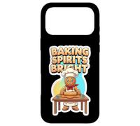 Custodia per iPhone 17 Pro Max Cottura Spirits Bright Christmas Baker Gingerbread Man Natale
