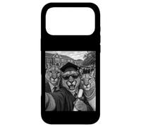 Custodia per iPhone 17 Pro Max Cougars Laurea Selfie Senior Class Divertente Mamma Papà Grad