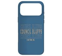 Custodia per iPhone 17 Pro Max Council Bluffs d'epoca, Iowa