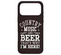 Custodia per iPhone 17 Pro Max Country Music & Beer Perché sono qui - Vintage Western Cowboy