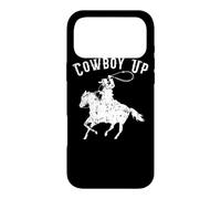 Custodia per iPhone 17 Pro Max Cowboy Up Design per i fan dei Rodeo e gli amanti del western