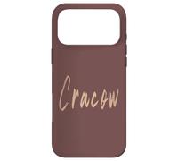 Custodia per iPhone 17 Pro Max Cracovia Polonia Vintage design elegante