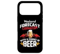 Custodia per iPhone 17 Pro Max Crawfish with a Chance of Beer Weekend Forecast Seafood Boil