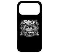 Custodia per iPhone 17 Pro Max Credi che i tuoi occhi non le loro bugie Verità politica