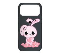 Custodia per iPhone 17 Pro Max Creepy Carino Pastello Goth Bunny Menhera Estetica Kawaii