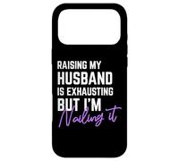 Custodia per iPhone 17 Pro Max Crescere mio marito è estenuante, divertente moglie coppia sposata