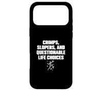 Custodia per iPhone 17 Pro Max Crimps Slopers e scelte di vita discutibili Divertente Boulderer