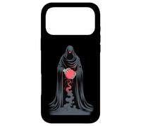 Custodia per iPhone 17 Pro Max Crimson Orb Warden - Opera d'arte dell'entità ombra