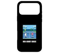 Custodia per iPhone 17 Pro Max Crisi di metà campo divertente tennis gioco di parole