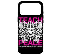 Custodia per iPhone 17 Pro Max Cristiano religioso croce ali Dio insegnare la pace