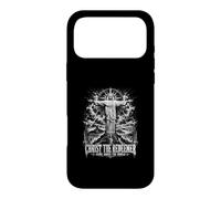 Custodia per iPhone 17 Pro Max Cristo Redentore Armi sopra il mondo
