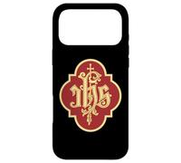 Custodia per iPhone 17 Pro Max Cristogramma croce IHS - Simboli cristiani cattolici