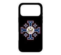 Custodia per iPhone 17 Pro Max Croce americana di Gerusalemme - Stati Uniti cattolici