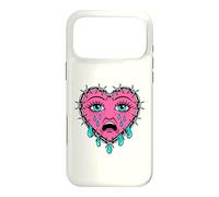 Custodia per iPhone 17 Pro Max Crying Heart Tattoo - Traditional Old School Tattooed Inked