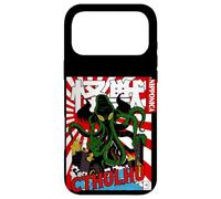 Custodia per iPhone 17 Pro Max CTHULHU. Japanese Anime Monster Attack, Old Poster Japanese