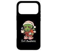 Custodia per iPhone 17 Pro Max Cthulhu Morning Coffee Evil Awakens Divertente Carino Cosmic Horror