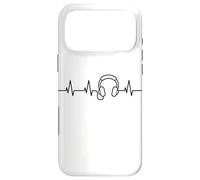 Custodia per iPhone 17 Pro Max Cuffie Disc Jockey Battito di cuore per DJ DJane