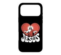 Custodia per iPhone 17 Pro Max Cuore di Gesù che ispira l'amore cristiano