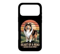 Custodia per iPhone 17 Pro Max Cuore di un eroe - Rough Collie Spirit Vintage Design