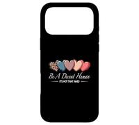 Custodia per iPhone 17 Pro Max Cuore Retro Vintage Be A Decent Human It's Not That Hard