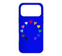 Custodia per iPhone 17 Pro Max Cuori in stile europeo - Cerchio dell'orgoglio del progresso