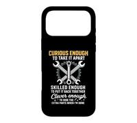 Custodia per iPhone 17 Pro Max Curious Enough To Take It Apart Hide Extra Parts Funny Quote