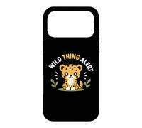 Custodia per iPhone 17 Pro Max Cute Animal Leopard quote Funny Wild Thing Alert