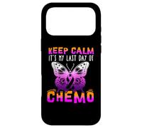 Custodia per iPhone 17 Pro Max Cute Cancer Awareness - Keep Calm It's My Last Day Of Chemo