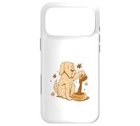 Custodia per iPhone 17 Pro Max Cute Dog Coffee Lover Funny Caffeine Design