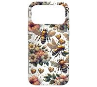 Custodia per iPhone 17 Pro Max Cute Heart And Flower Pattern For Women With Honey Bees