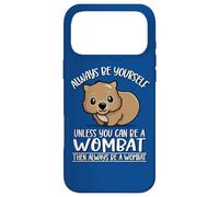 Custodia per iPhone 17 Pro Max Cute Kawaii Animal Outback Always Be Yourself Wombat Lover