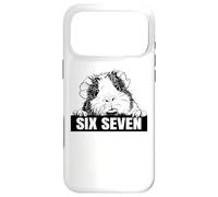 Custodia per iPhone 17 Pro Max Cute Kids Boys Girls 67 Six Seven Meme Guinea Pig Lover