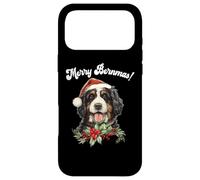 Custodia per iPhone 17 Pro Max Cute Merry Bernmas Christmas Bernedoodle Dog Lover