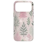 Custodia per iPhone 17 Pro Max Cute Pink Sage Green Christmas Tree Holiday Christmas Themed