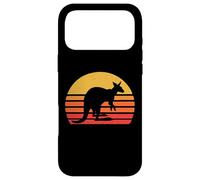 Custodia per iPhone 17 Pro Max Cute Retro Vintage Sunset Kangaroo Lover