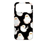 Custodia per iPhone 17 Pro Max Cute Spooky Ghost Pastel Goth Retro Groovy Halloween Black