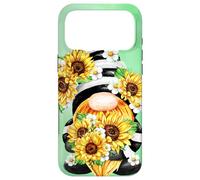 Custodia per iPhone 17 Pro Max Cute Sunflower Gnome For Flower Girls Summer And Spring