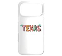 Custodia per iPhone 17 Pro Max Cute Vintage Boho Texas State Floral Bubble Women and Girls