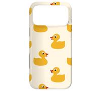 Custodia per iPhone 17 Pro Max Cute Yellow Rubber Duck Little Bath Toy Black