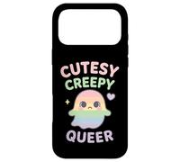 Custodia per iPhone 17 Pro Max Cutesy Creepy Queer Spooky Carino Energia Audace Orgoglio Vibe
