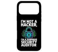 Custodia per iPhone 17 Pro Max Cybersecurity Pen Tester Not A Hacker Security Auditor