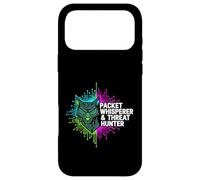 Custodia per iPhone 17 Pro Max Cybersecurity Threat Hunter Packet Whisperer Wolf