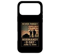 Custodia per iPhone 17 Pro Max D-Day 81° Anniversario Normandia 1944 Militare Tributo Uomini