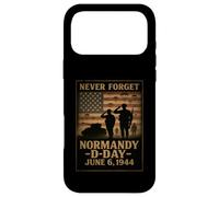 Custodia per iPhone 17 Pro Max D-Day 82° Anniversario Normandia 1944 Militare Tributo Uomini