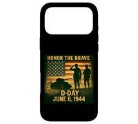 Custodia per iPhone 17 Pro Max D-Day 82° Anniversario Normandia 1944 Militare Tributo Uomini