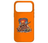 Custodia per iPhone 17 Pro Max Dabbing Volcano Geography Volcanologist Scary Dinosaur