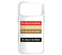 Custodia per iPhone 17 Pro Max Dad Joke, It's ok to be Latino, Native, Asian