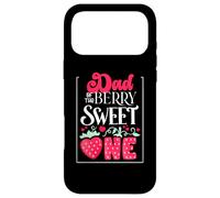 Custodia per iPhone 17 Pro Max Dad of the Berry Sweet One Strawberry 1° primo compleanno