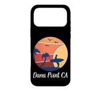 Custodia per iPhone 17 Pro Max Dana Point California Surfing Surfer Vintage Tramonto Retro CA